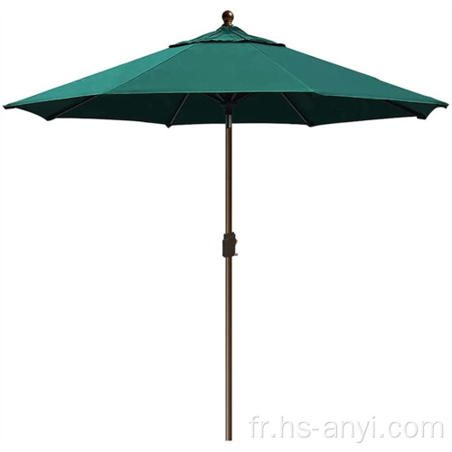 Grand parapluie de patio avec stand